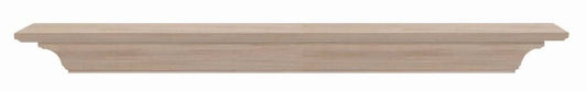 Pearl Mantels 60-in W x 5-in H x 10-in D Unfinished Whitewood Hollow Traditional Fireplace Mantel 418-60