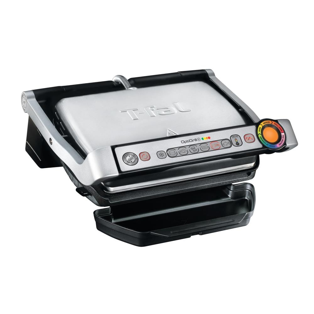 T-FAL 1800-Watt Stainless Steel Electric Grill GC712D54