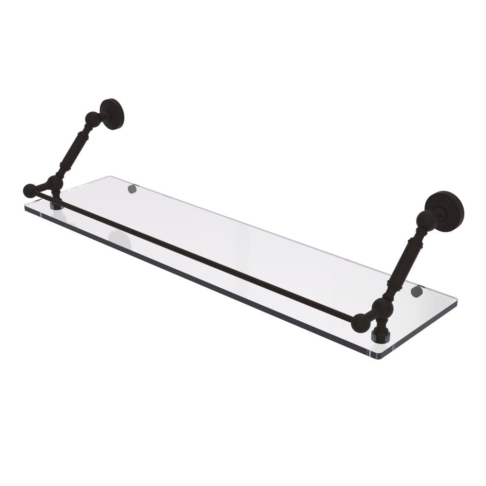 Allied Brass Waverly Place Oil-rubbed Bronze Wall mount Bathroom Shelf ( 30-in x 7.3-in x 8-in )