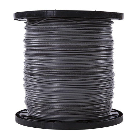 Southwire 2500-ft 12-AWG Grey Stranded Copper Thhn Wire (By-the-roll) 22972406