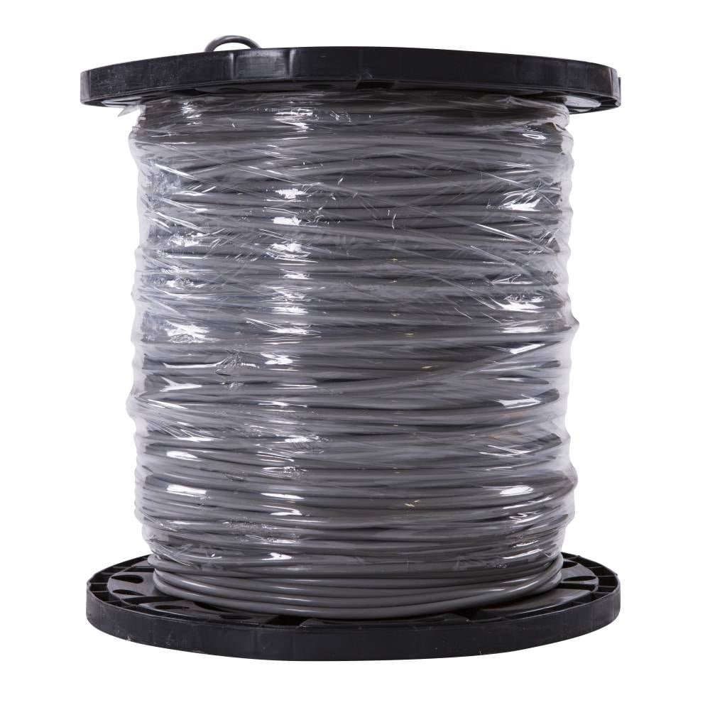 Southwire SIMpull 1000-ft 8-AWG Grey Stranded Copper Thhn Wire (By-the-roll) 23850106
