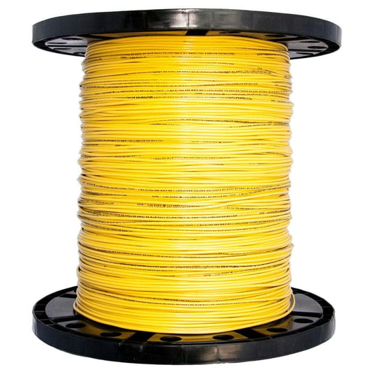 Southwire 2500-ft 12-AWG Yellow Stranded Copper Thhn Wire (By-the-roll) 22969006