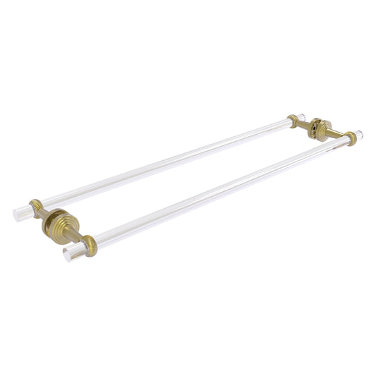 Allied Brass Pacific Beach 30-in double Satin Brass Wall mount Double Towel Bar
