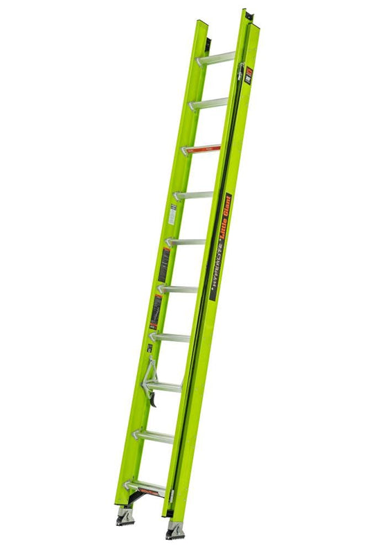 Little Giant Ladders HyperLite 20-ft ( 19.7-ft Reach Height ) Fiberglass Type 1A - 300 lbs. Load Capacity Telescoping Extension ladder Extension Ladder