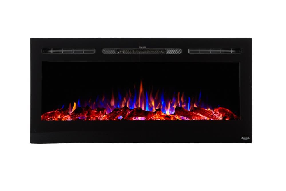Touchstone 45-in W Black Fan-forced Electric Fireplace 80025