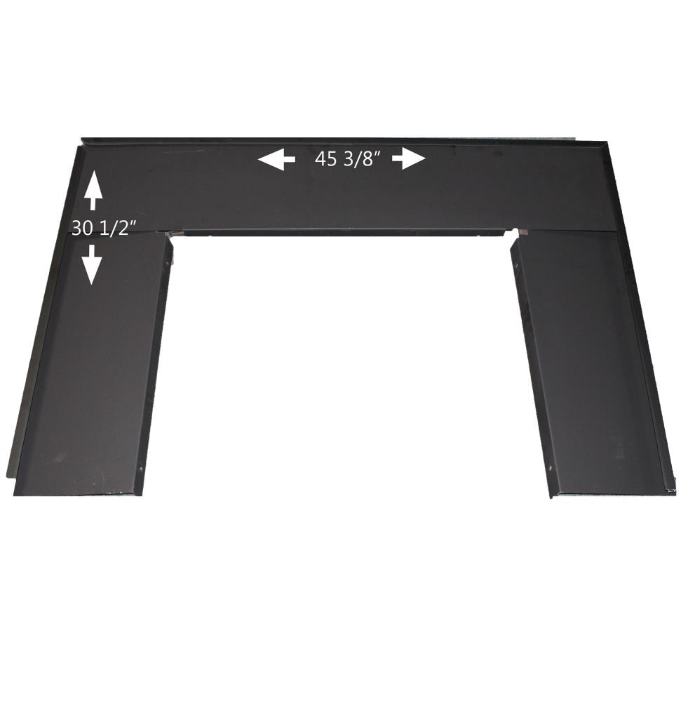 Buck Stove Black Wood Stove Faceplate Kit - Model 384 Standard Trim Kit - Handcrafted, Durable, Stylish - Wood & Pellet Stove Accessories PA FP384-BLK