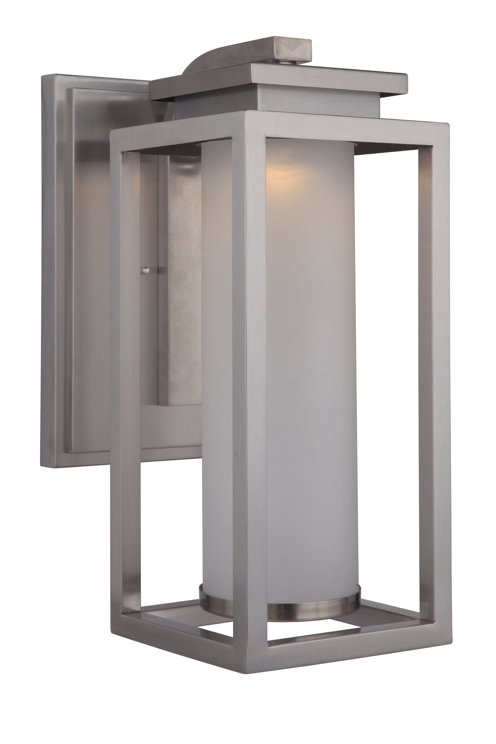 Craftmade Vailridge 20-in H Nickel Hardwired Integrated LED Outdoor Wall Light