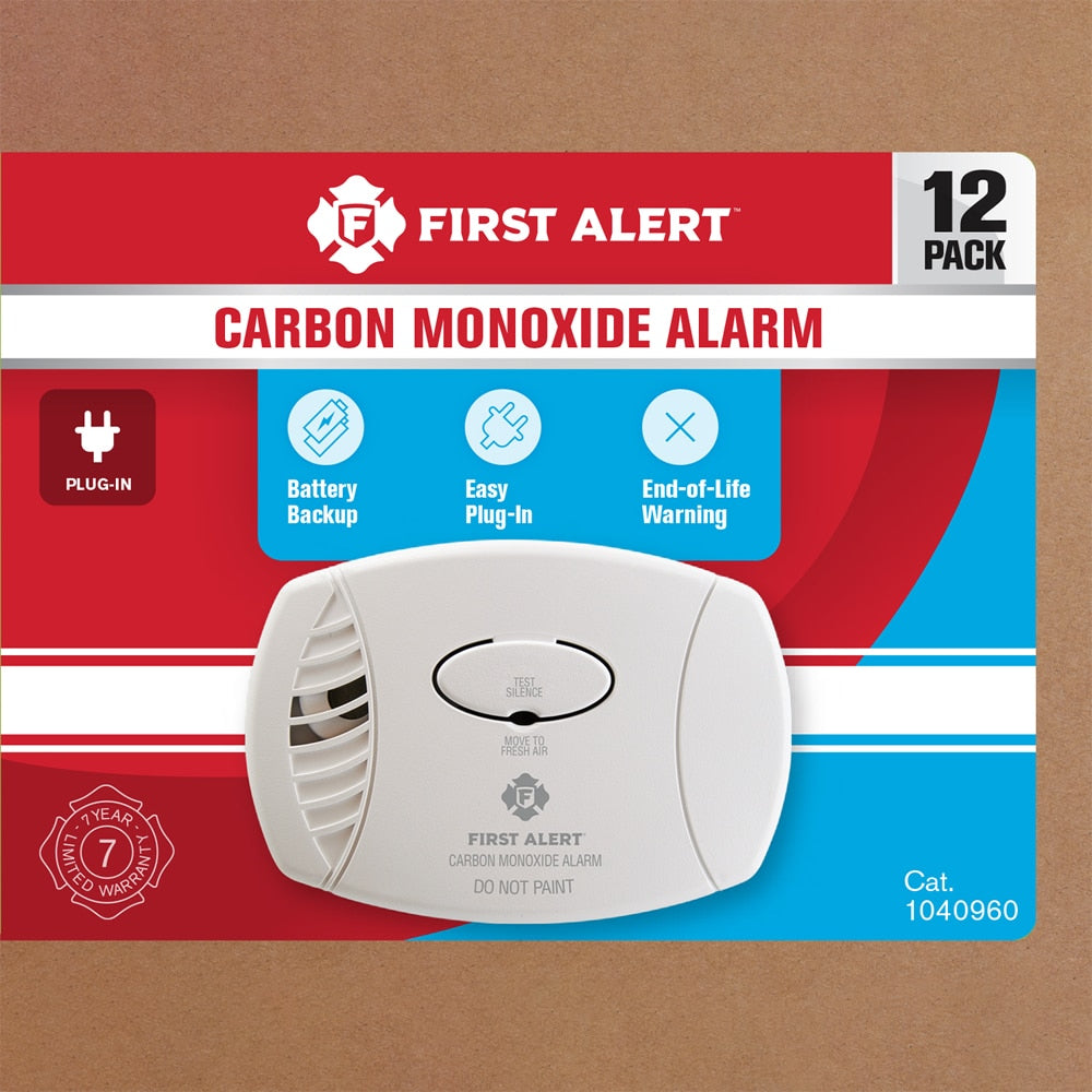 First Alert 12-Pack Plug-in Carbon Monoxide Detector 1040960