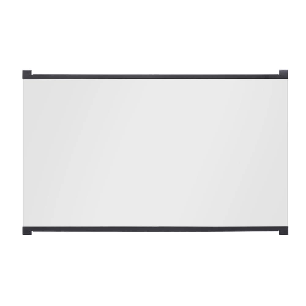 Dimplex BF Series Black 35-in to 43-in W x 27-1/2-in to 32-1/2-in H (Large) Cabinet-style Fireplace Doors with Tempered Clear Glass