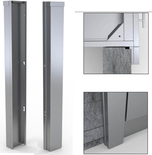 Sunstone Designer 3-in W x 2-in D x 34.5-in H Outdoor Kitchen Cabinet SCC3ENDSPL