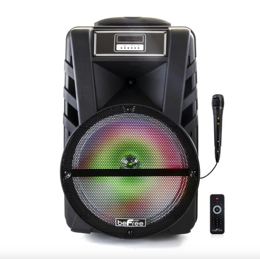 beFree Sound 13-in Bluetooth Compatibility Outdoor Portable Speaker 849112792M