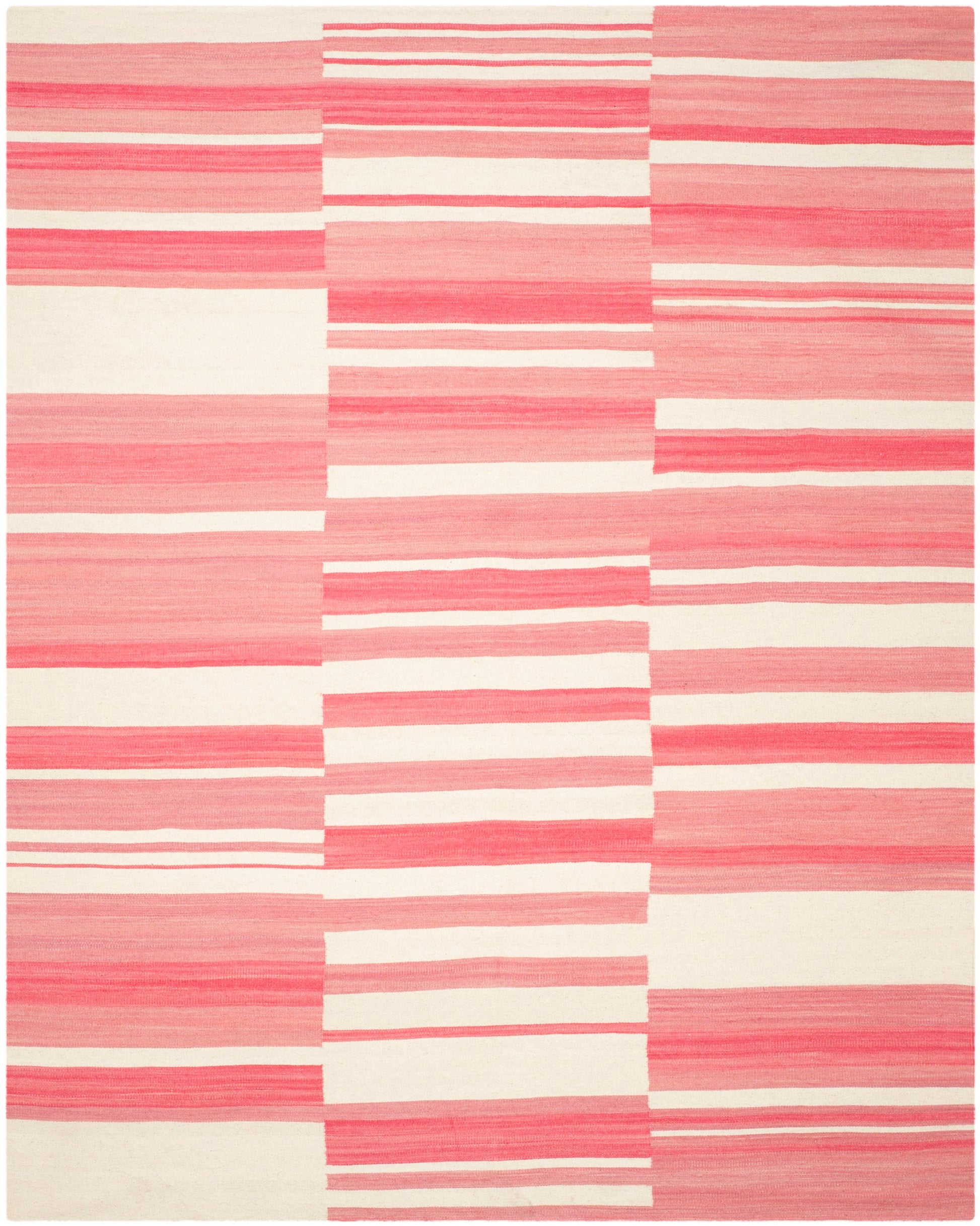 Safavieh Kilim Selah 8 x 10 (ft) Wool Pink/Ivory Rectangular Indoor Abstract Oriental Area rug