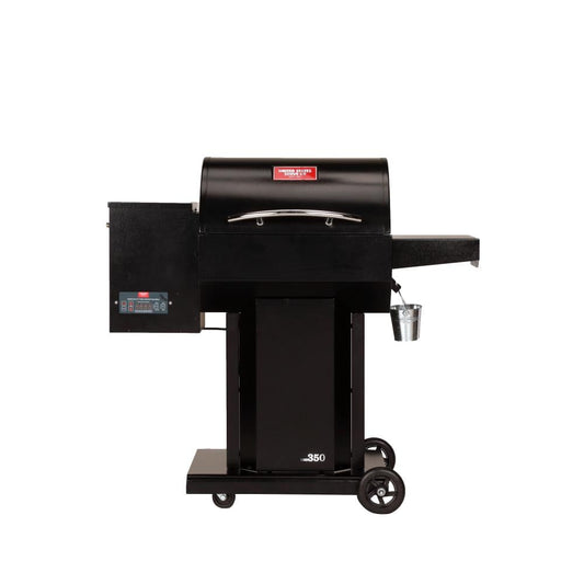 USSC Grills The Hooch 350-Sq in Black Pellet Grill USG350