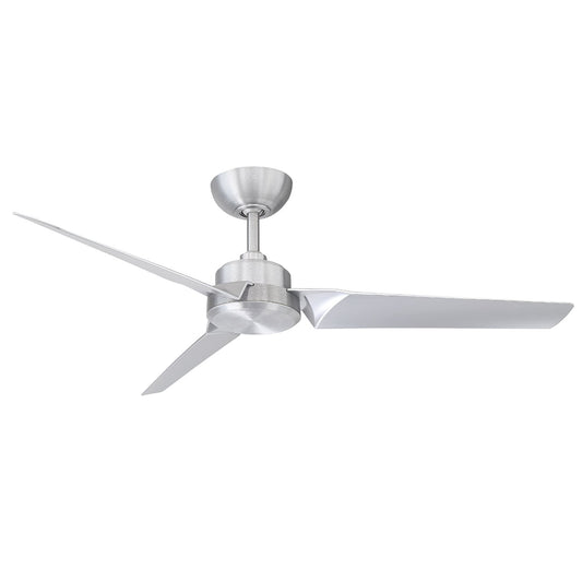 Modern Forms Roboto 52-in Brushed Aluminum Indoor/Outdoor Smart Ceiling Fan and Remote (3-Blade) FR-W1910-52-BA