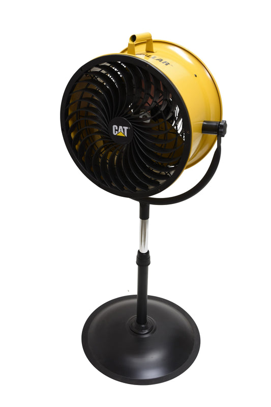 Cat 14-in 4-Speed High Velocity Indoor Yellow Pedestal Fan HVPD-14AC