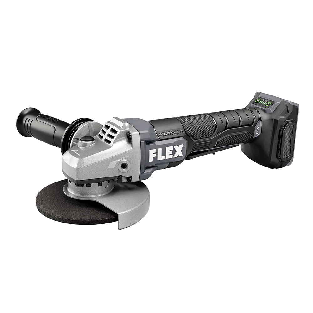 FLEX 5-in 24-volt Paddle Switch Brushless Cordless Angle Grinder (Tool Only) FX3171A-Z