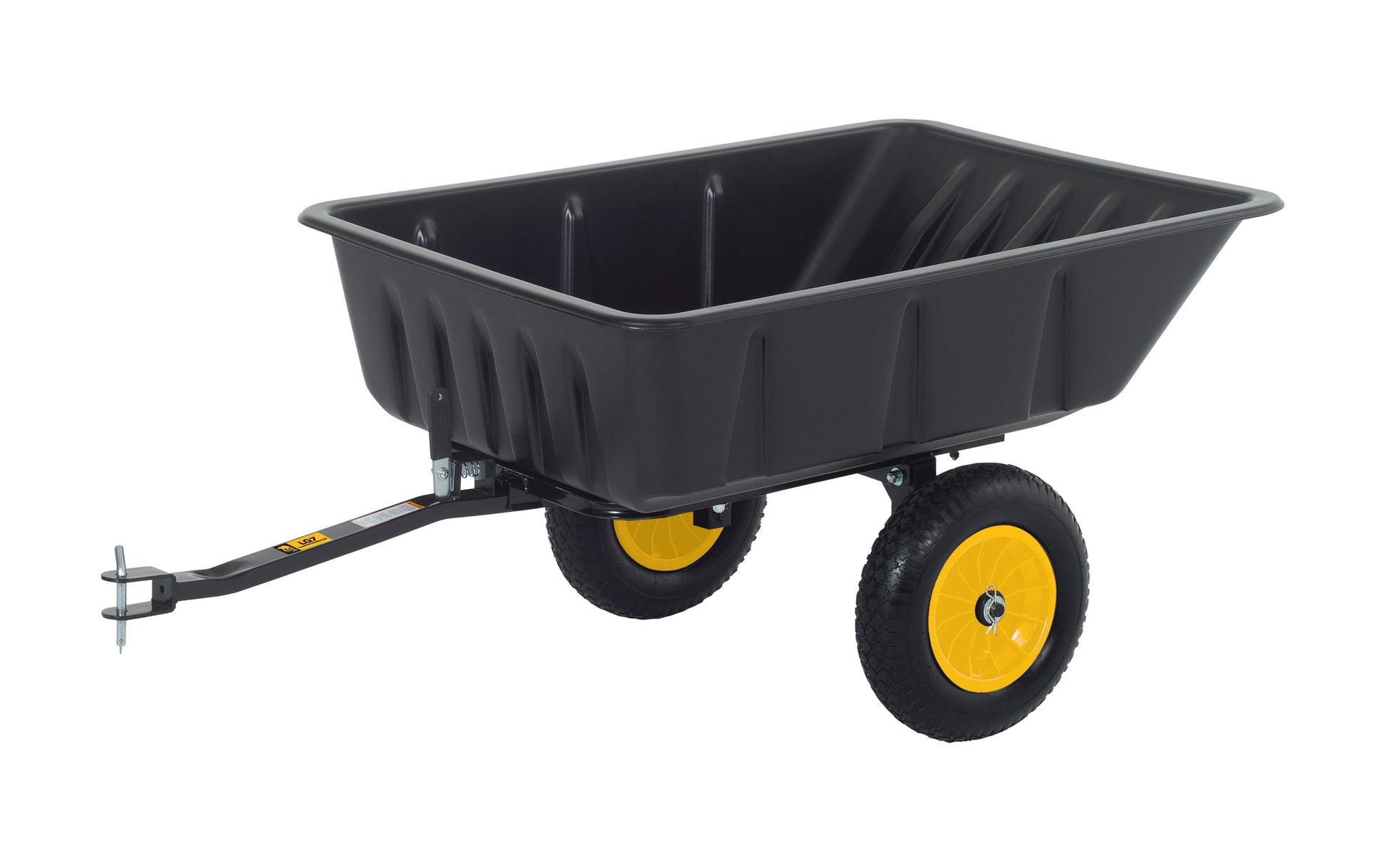Polar 10-cu ft Poly Dump Cart, 5 Year limited Warranty, Hitch Pin Included 9393