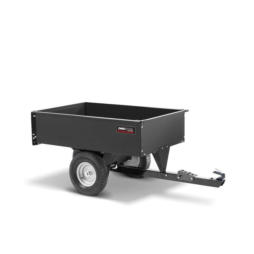Ohio Steel Steel Dump Cart with 12 Cu Ft Capacity, 1000 lbs Load Capacity, Swivel Dump Feature, Foot Pedal Dump Release 3048-SD