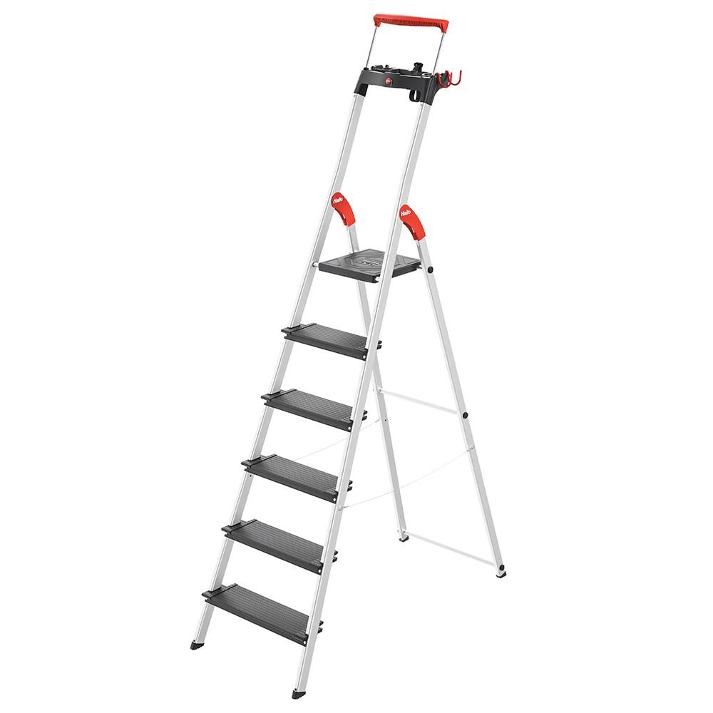 Hailo L100 pro 6.89-ft Aluminum Type 2- 225-lb Load Capacity Platform Step Ladder 9204016003