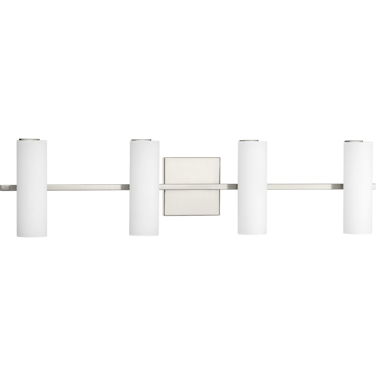 Progress Lighting Colonnade LED 31.37-in 4 -Light Brushed Nickel Integrated LED Modern/contemporary Vanity light 1158848