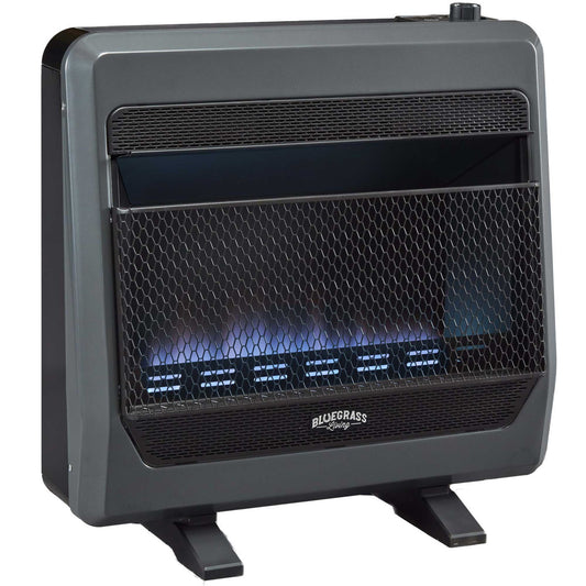 Bluegrass Living 30000-BTU Wall or Floor-Mount Indoor Natural Gas Vent-Free Convection Heater B30TNB-BB