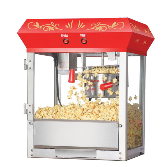 Great Northern Popcorn 1 Cup Stainless Steel Oil Countertop Popcorn Machine 318758JWY