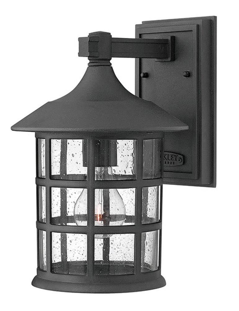 Hinkley Freeport 1 -Light 12.25-in H Black Hardwired Outdoor Wall Light 3661403
