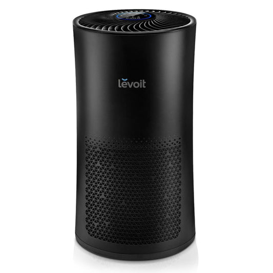 Levoit 3-Speed Black True HEPA Air Purifier ENERGY STAR (Covers: 538-sq ft) HEAPAPLVNUS0032