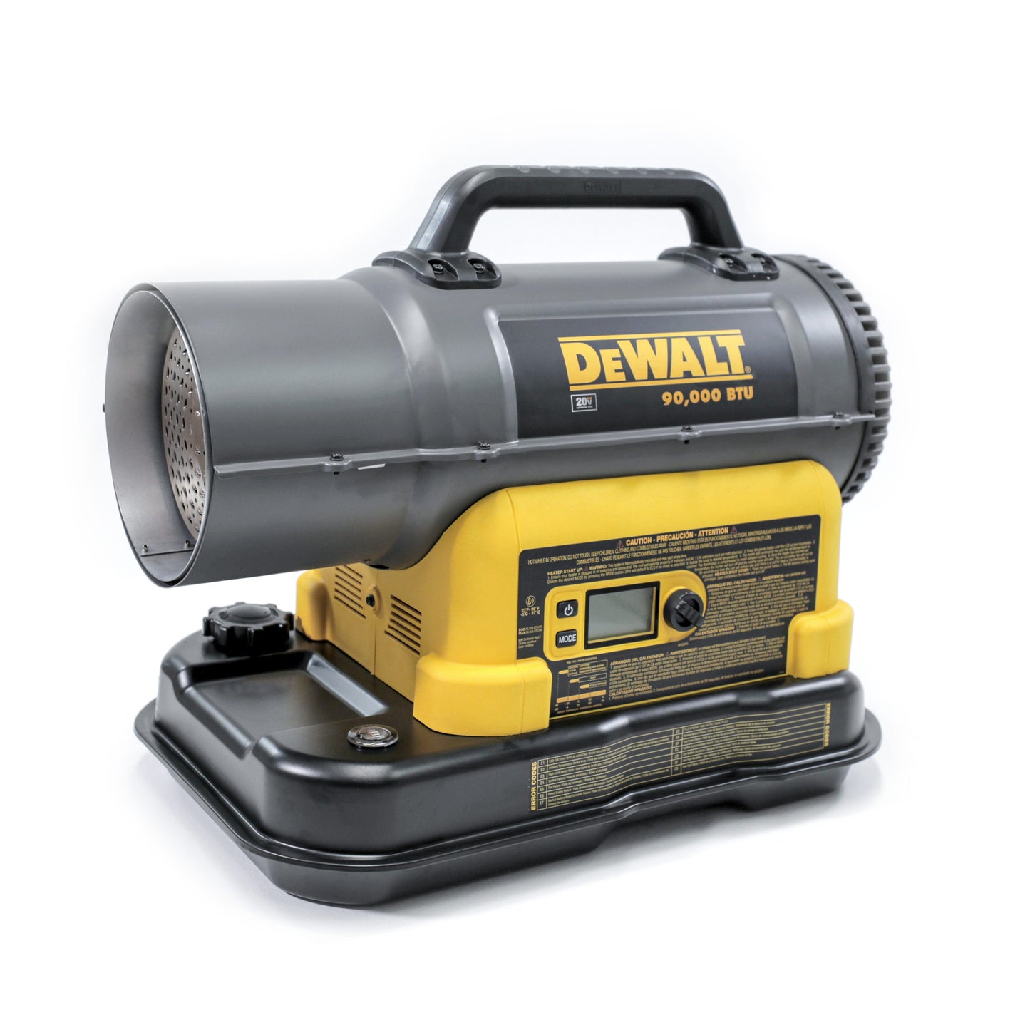 DEWALT 90000-BTU Forced Air Indoor/Outdoor Kerosene Heater F340990