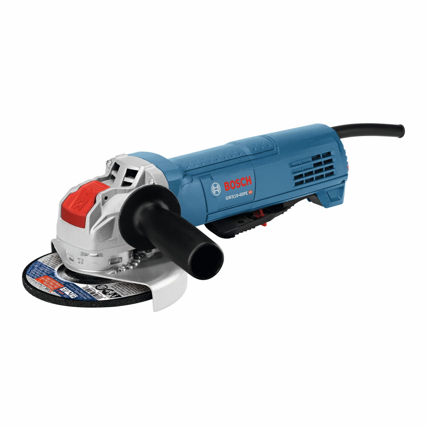 Bosch X-LOCK 4.5-in 10 Amps Paddle Switch Corded Angle Grinder GWX10-45PE
