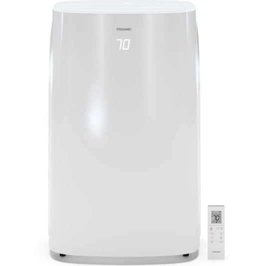 Freonic 8000-BTU DOE (115-Volt) White Vented Portable Air Conditioner with Remote Cools 400-sq ft FHCP081AKR