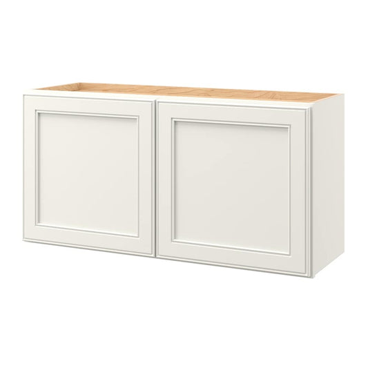 allen + roth McKeller 36-in W x 18-in H x 12-in D Linen Wall Fully assembled Cabinet Flat Panel