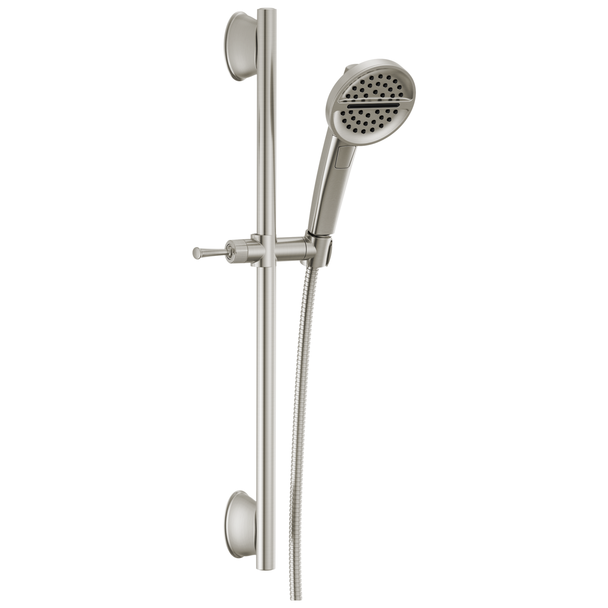 Delta 3.0 -Spray Lumicoat Stainless 2.8125-in Round Handheld High Pressure Shower Head 1.75 GPM