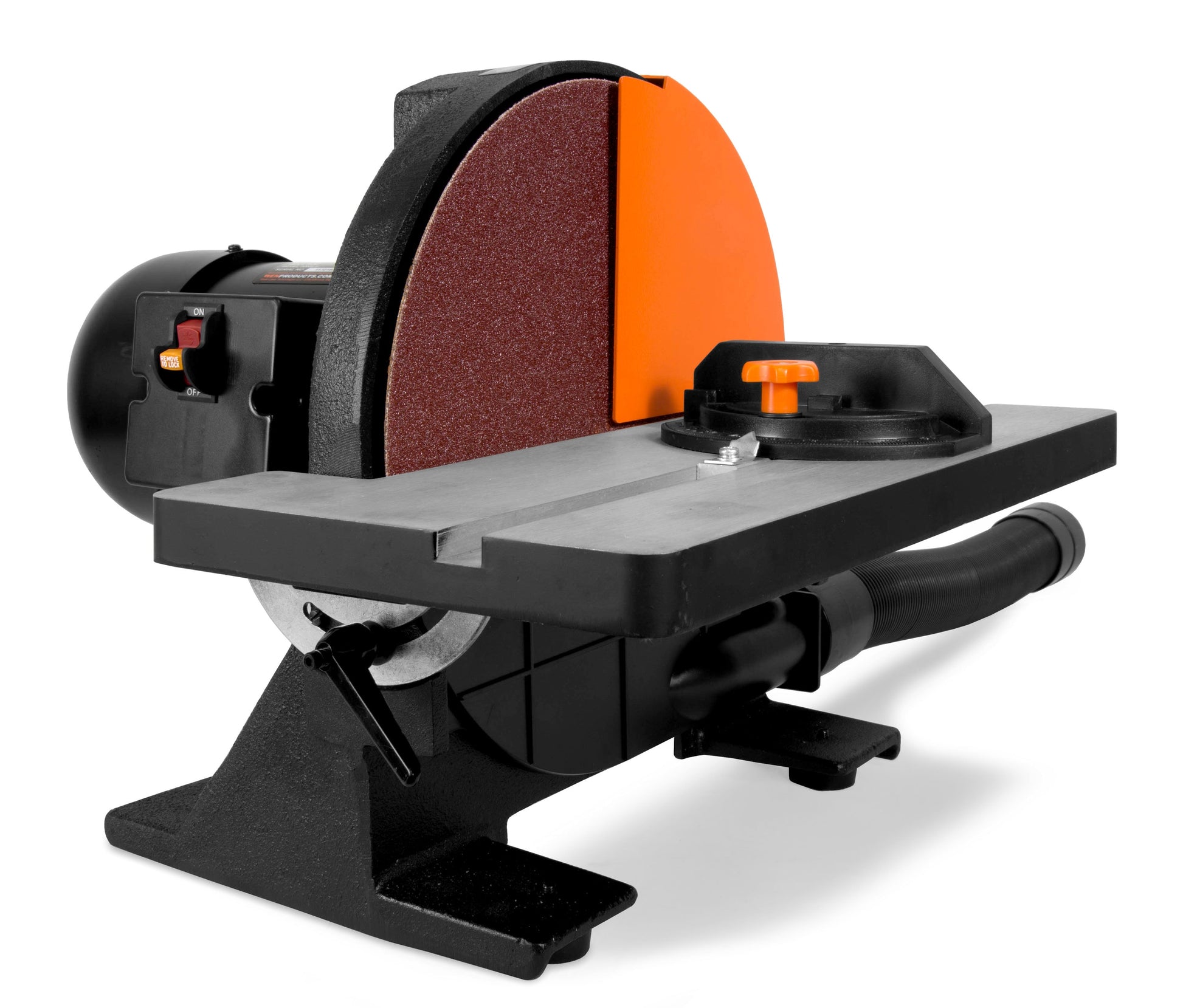 WEN 8-Amp Benchtop Disc Sander with 12-Inch Disc and 6.88-Inch Work Table 65812