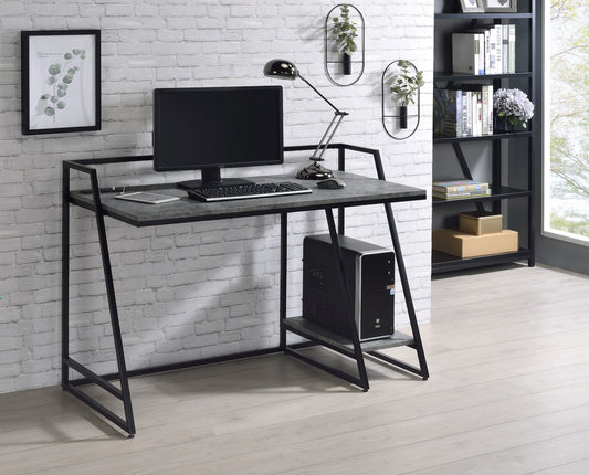 Furniture of America Lipsitz 48.75-in Black Modern/Contemporary Writing desk