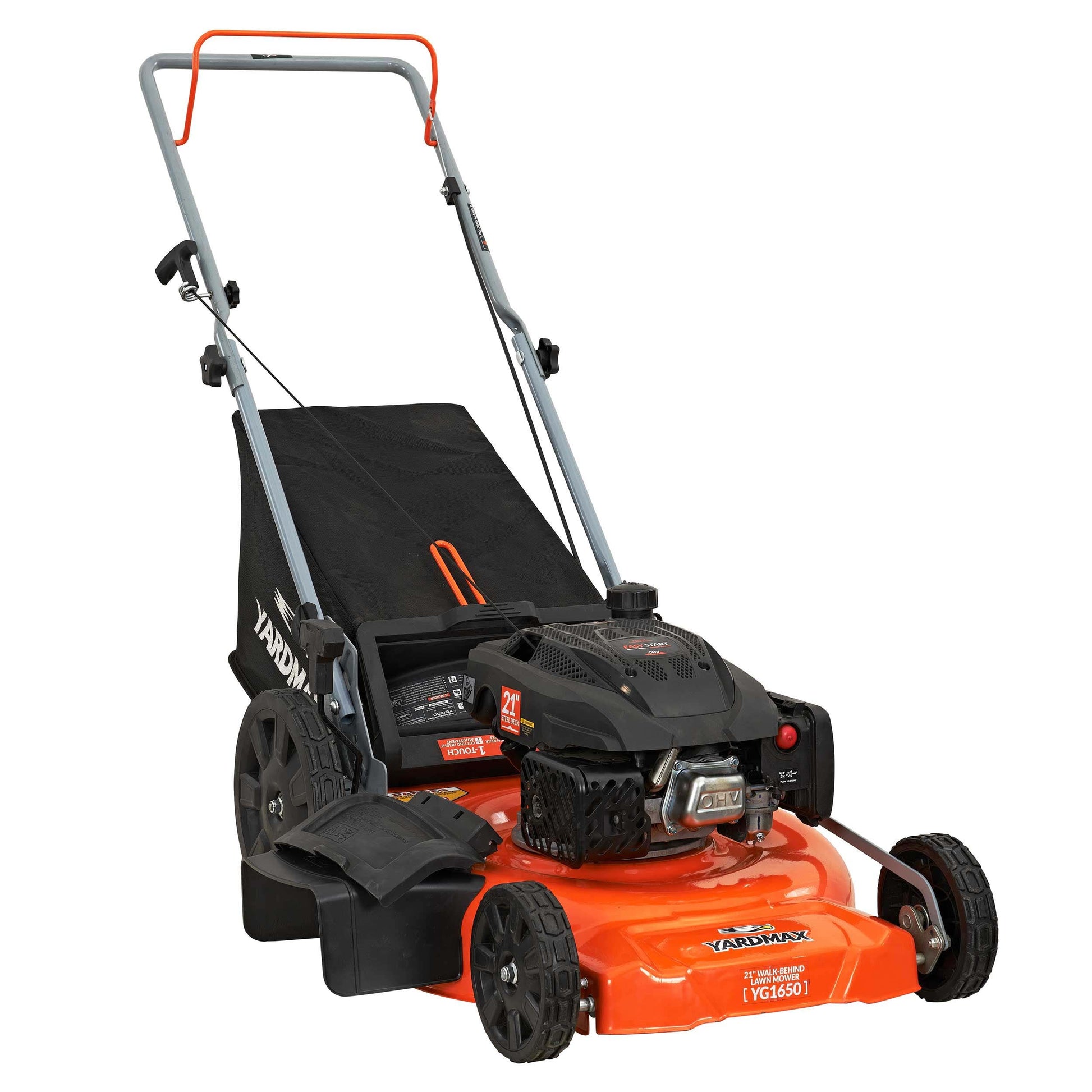 YARDMAX Yg1650 21-in Gas Push Lawn Mower with 170-cc Engine YG1650