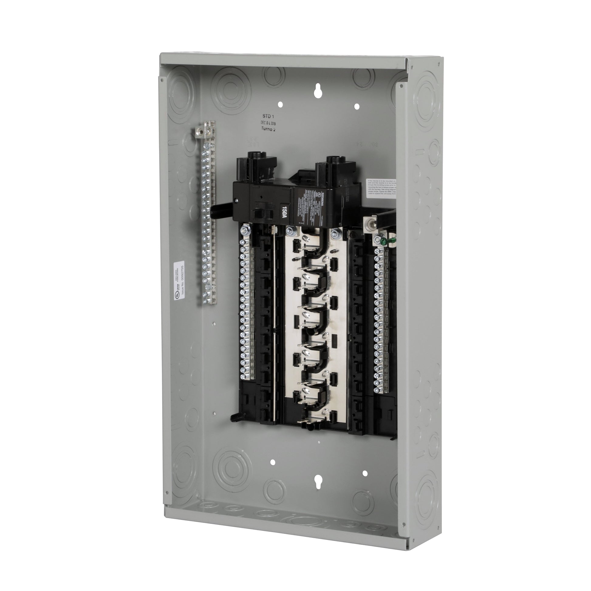 Siemens PN 150-Amp 20-Spaces 40-Circuit Indoor Main Breaker Plug-on Neutral Load Center PN2040B1150C