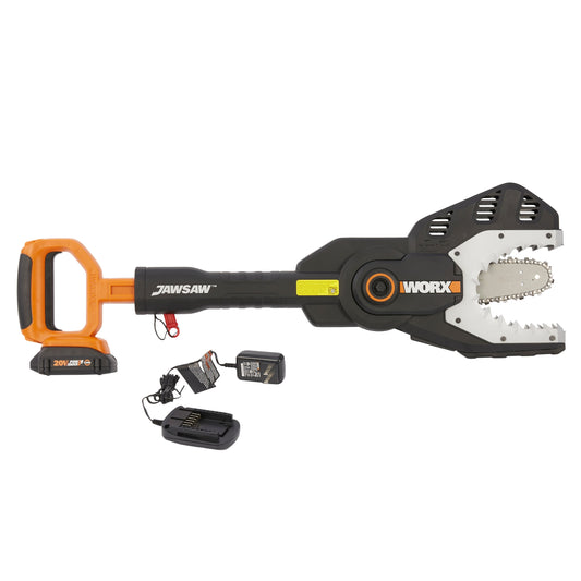 WORX Power Share JawSaw 20-volt 6-in Battery 2 Ah Chainsaw (Battery and Charger Included) WG320