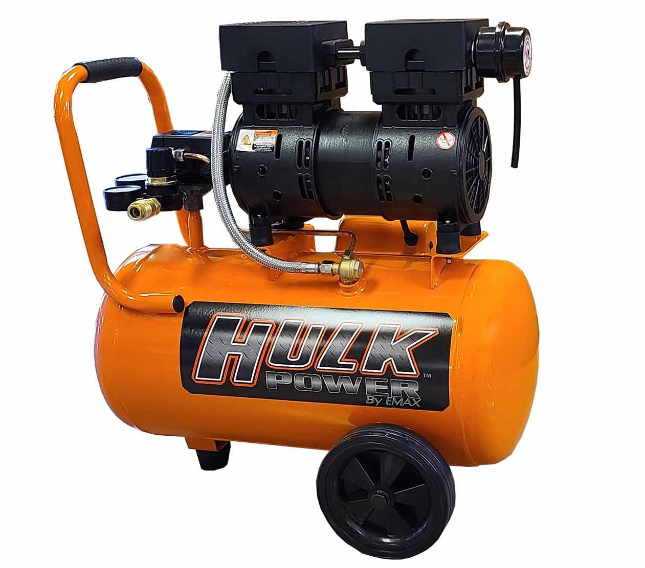 HULK POWER PH 6-Gallon Portable Electric 125 PSI Horizontal Air Compressor HP01P006SS