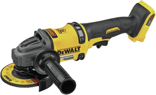 DEWALT FLEXVOLT 60V MAX* Angle Grinder with Kickback Brake, 4-1\/2-Inch to 6-Inch, Tool Only (DCG418B)
