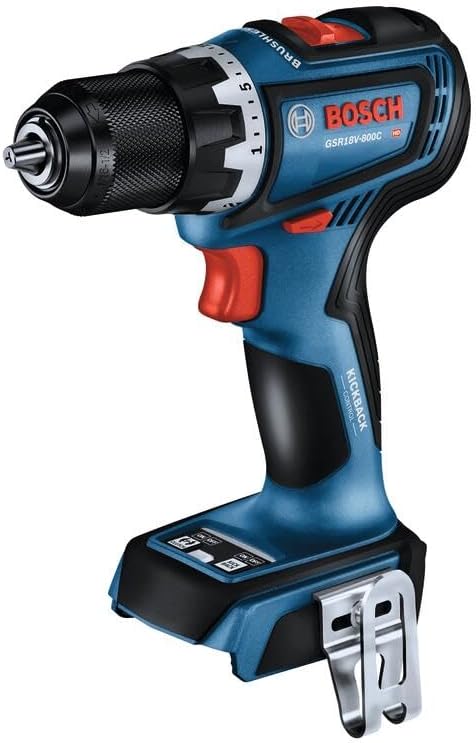 BOSCH GSR18V-800CN 18V Brushless Connected-Ready 1\/2 In. Drill\/Driver (Bare Tool)