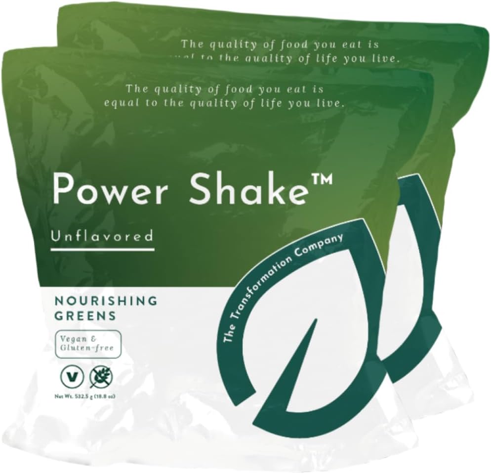 Purium Power Shake - Unflavored - 1065 Grams - Vegan Meal Replacement Powder, Protein, Vitamins & Minerals - Certified USDA Organic, Gluten Free, Kosher - 30 Servings