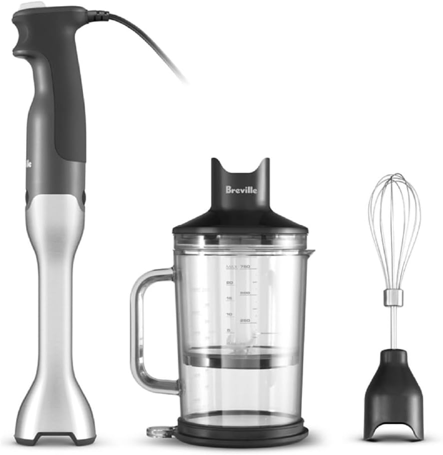 Breville BSB510XL Control Grip Immersion Blender, Brushed Stainless Steel