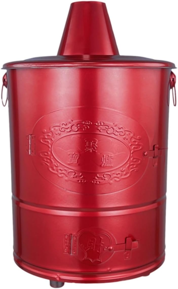 Burn Barrel Fire Pit Cage Trash Burning Containers Stainless Steel Garden Incinerator Outdoor Bin Barrel for Paper Leaf Trash Wood Backyard Bonfire Cage Courtyard Indoor Outdo