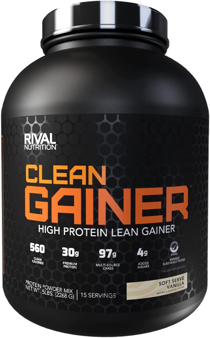 RIVAL NUTRITION Clean Gainer - Soft Serve Vanilla