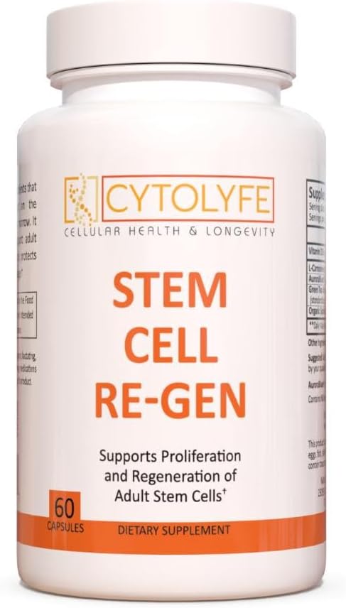 Stem Cell-Regen/synergistic Blend for Immune System & Bone Marrow Support / 60 Capsules