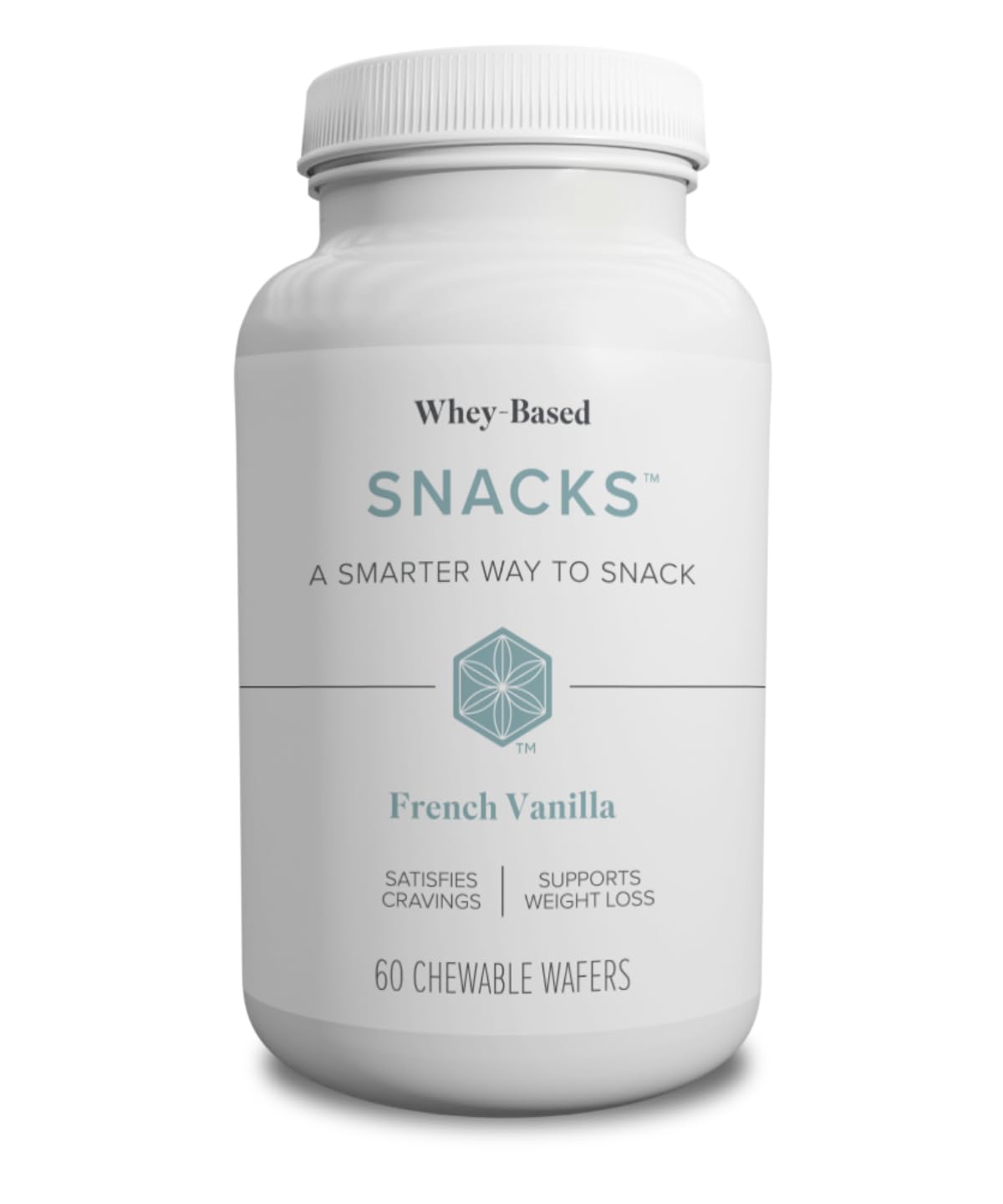 Isagenix Snacks - Nutritionally Balanced Whey-Based Snack - French Vanilla Flavor - 60 Chewable Wafers