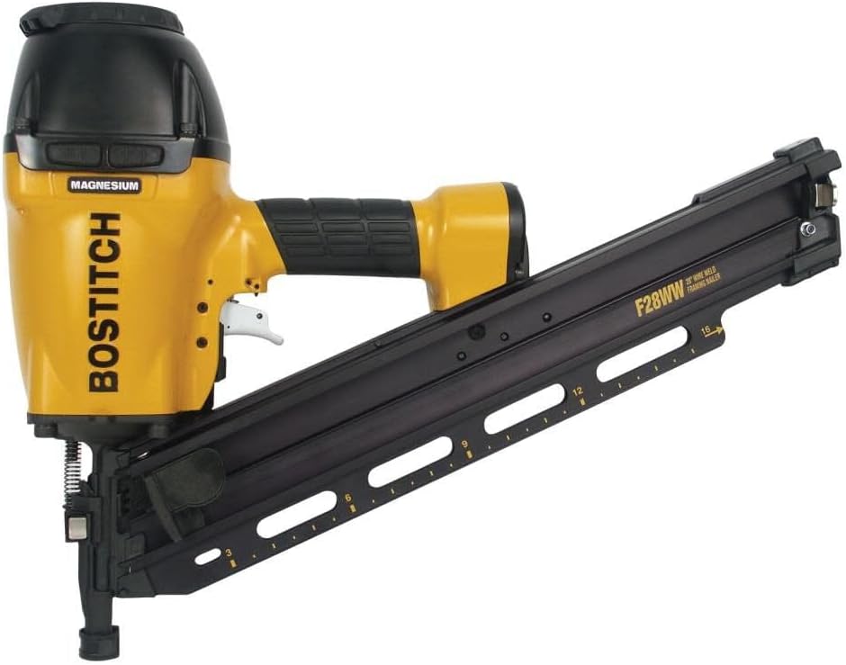 BOSTITCH Framing Nailer, Clipped Head, 2-Inch to 3-1/2-Inch, Pneumatic (F28WW)