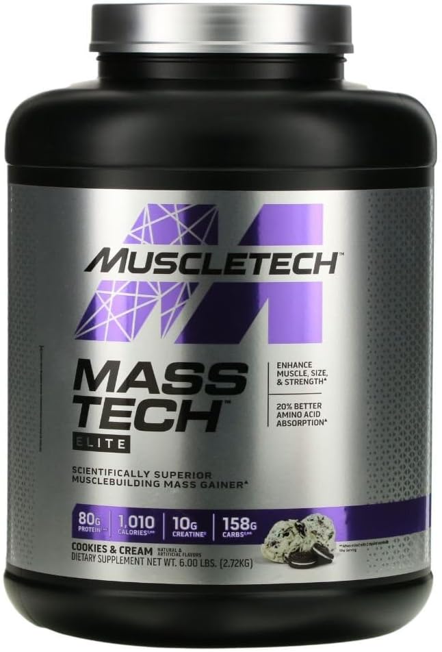 MuscleTech Mass-Tech™ Elite, Strawberry, 6 lbs (2.72 kg)