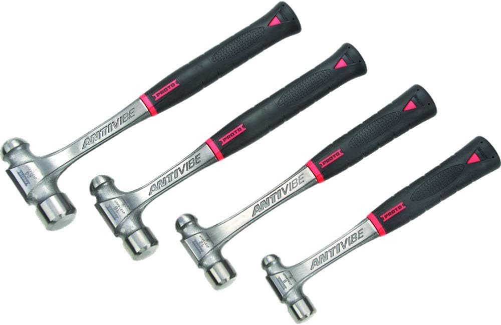 Proto J1304AVPS Antivibe Ball Pein Hammer Set, 4-Piece